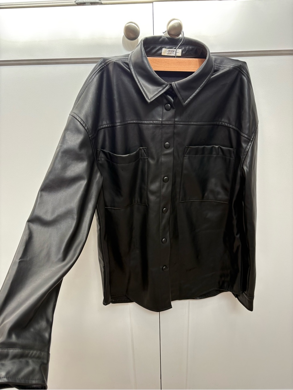Leather Shacket - Picture 3 of 6